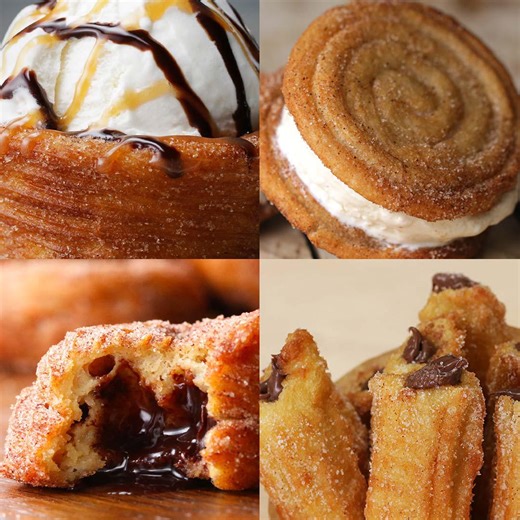 448K views · 739 reactions | 6 Luscious Churro Recipes! | Tasty | Facebook