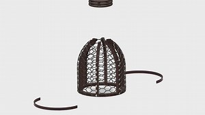 Wood Chicken Wire Lamp Shade - Etsy Australia