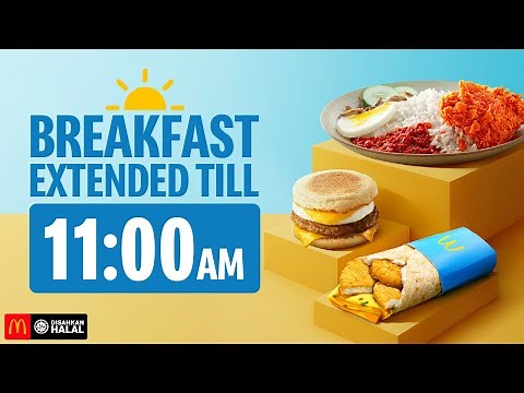 McDonald's Breakfast Hours Now Extended Till 11am