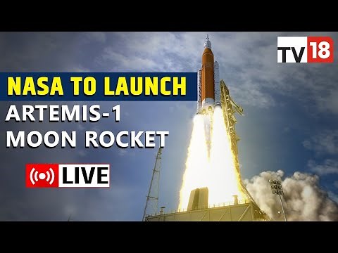 LIVE: NASA Artemis 1 launch | NASA TV | Artemis Launch Mission | Kennedy Space Center | CNBC-TV18
