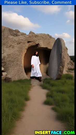 Jesus Christ Resurrection. Rises from Tomb. Miracle