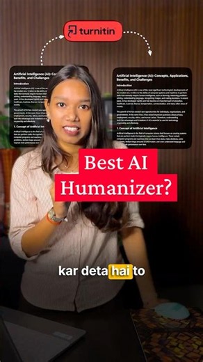 AI Text Humanizer: Turnitin AI Detection Explained #shorts
