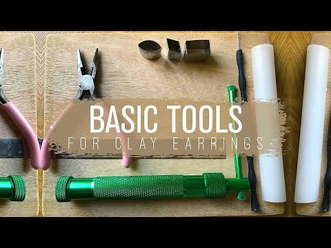 Polymer Clay Tutorial 44: Basic Tools for Polymer Clay Earrings