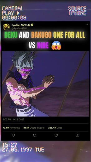 DEKU and BAKUGO ONE FOR ALL vs NINE 😱 | #myheroacademia #mha #bnha #viral