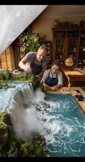 Building a Tiny Niagara Waterfall That Looks Unreal!
