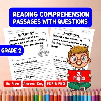 2nd Grade Reading Comprehension Passages with Questions | Short Stories Workshee