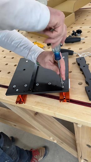 Unboxing and assembling the Axminster Tools UJK Coping sled | The Dusty Lumber Co.