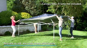 Sunnydaze 12x12 Canopy Replacement Top - Replacement Canopy Cover Only - Heavy-Duty PU-Coated 150D Oxford Fabric - Red