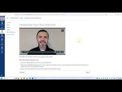 Navigating an Online Course at HCC Basic