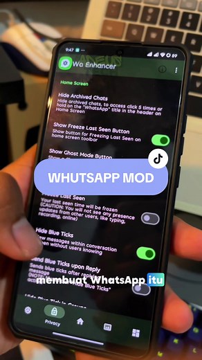 WhatsApp Mod untuk Pengguna Root di Poco X6 Pro
