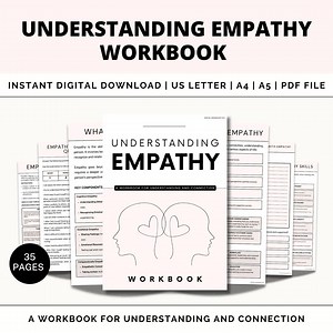 Empathy Activity Workbook, Relationship Building, Empathy Skills Development, Emotional Intelligence, Self-compassion, Social Awareness, PDF - Etsy