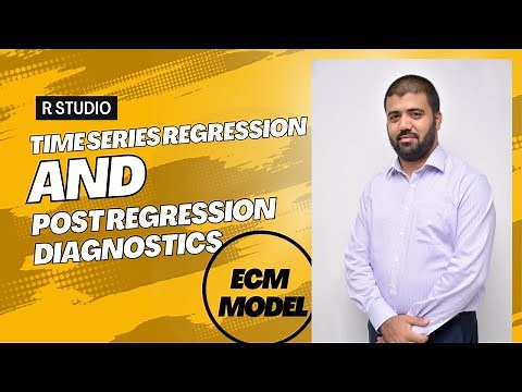 R Studio - Learning Time Series Regression and Post Regression Diagnostics of ECM Model