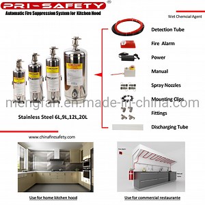 [Hot Item] Class K Restaurant Kitchen Hood Automatic Fire Suppression Systems