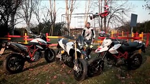 Motorradtest: Aprilia Dorsoduro 1200 vs Ducati Hypermotard 1100 Evo vs KTM 990 SMR