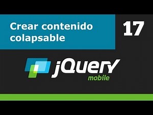 Tutorial jQuery 17: Crear contenido colapsable