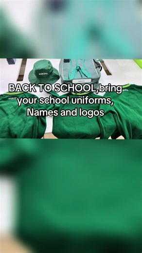 Back to School Embroidered Uniforms