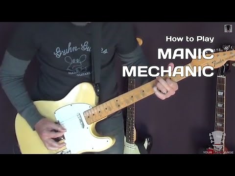 Manic Mechanic by ZZ Top - Guitar Lesson - How to Play