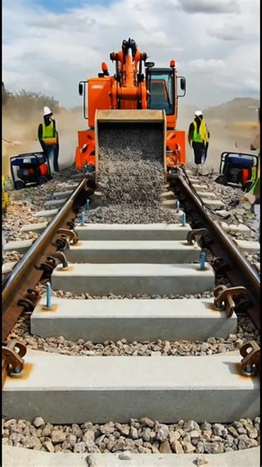 railway construction video #rail #construction #tendingshorts #viralvideo #foryou