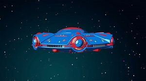 Cartoon Ufo Flying In Space 3d Animation Stock Motion Graphics SBV-323408737 - Storyblocks