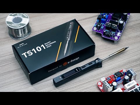 90W "Portable" Smart Soldering Iron | TS101 | Review/Analysis in Spanish