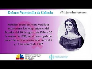 DOLORES VEINTIMILLA DE GALINDO