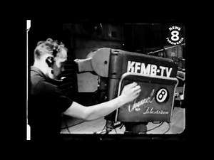 TV 8 Newsroom Early 1960s