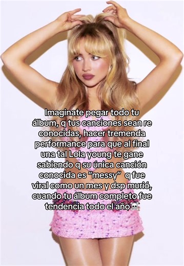 Premio merecido para Sabrina Carpenter