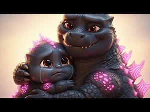 🦖 Baby Godzilla Finds Mama 💚 A Heartwarming Animated Musical Story
