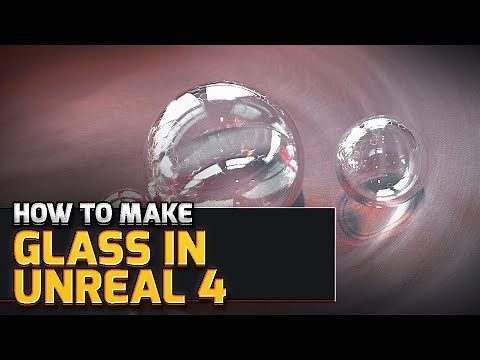 How to make Glass Material Unreal Engine 4 | PATH TRACER UE4 4.27