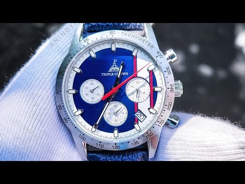 ​The Racing Watch Killer? DWC Triple Crown Navy - On The Wrist Review