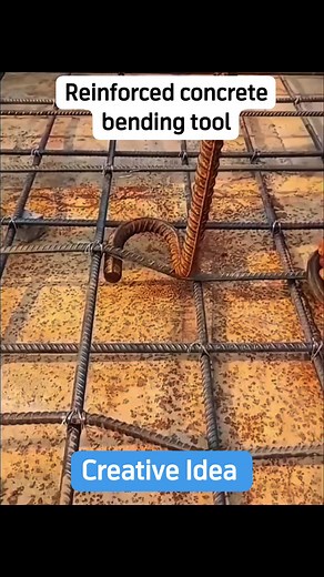 Reinforced concrete bending tool #reels #creativeidea | Sairaton Ode