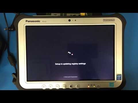 Panasonic Toughpad FZ-G1 Recovery Partition System Restore W7