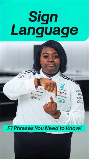 Learn even more F1 phrases in British Sign Language 🤓 | Mercedes-AMG Petronas F1 Team