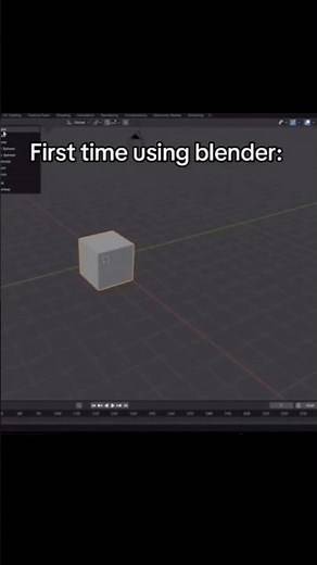 First time using blender
