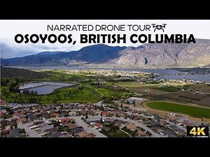 🌅 Stunning 4K Drone Footage Over Osoyoos, British Columbia 🇨🇦 | Canada’s Desert Gem!