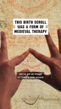 Was this scroll a form of Medieval therapy?