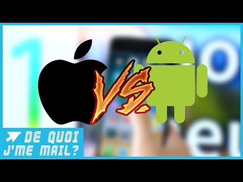 Android ou iOS : quel est le meilleur OS pour smartphone ? DQJMM (1/2)