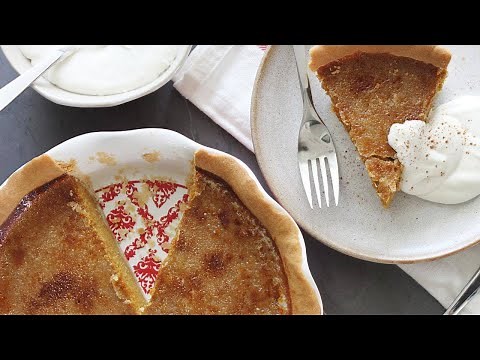 How To Make Bruleed Pumpkin Pie With Shortbread Crust