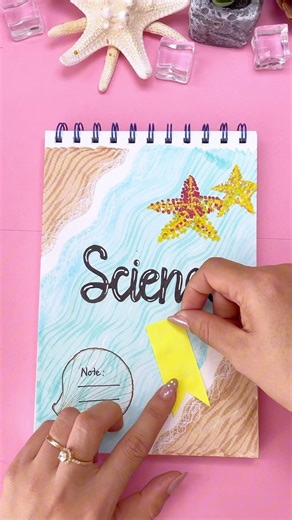 DIY Easy Front Page Idea: Science 💦#shorts #frontpage #anhhongcalligraphy