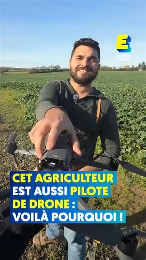 Cet agriculteur est aussi pilote de drone : on vous explique ! En partenariat avec Les Métiers de l'Agriculture (https://www.lesmetiersdelagriculture.fr/) et OCAPIAT. | 1 innovation par jour.