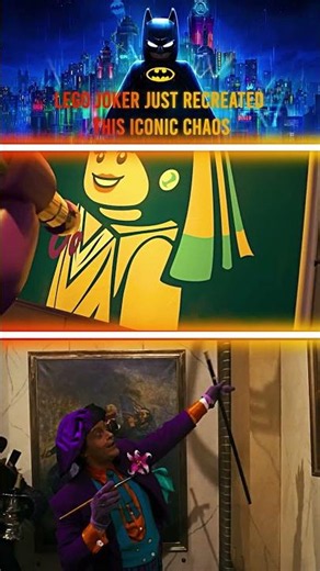Batman 1989 Museum Scene in LEGO 🃏 #legobatman #legojoker