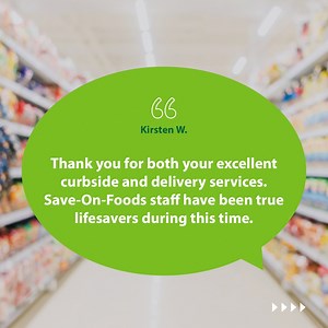 1.6K views · 39 reactions | Do you order groceries online? If not, perhaps it’s time you try. Here’s what our community member Kirsten had to say about her online shopping experience  | Save-On-Foods | Facebook