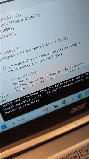 Weekend Arduino project time display without RTC module