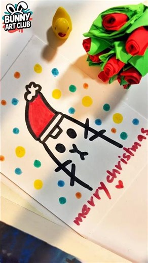 ❤️ Let’s Draw a Cute Christmas Cat!❤️ #christmas #art