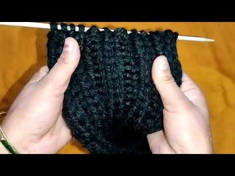 Easy headband / earwarmer knitting for beginners