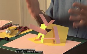 【立体书教22-添加额外结构第2部分-反折】中文字幕 From YouTube-The Pop-Up Channel