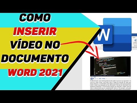 Como inserir um Vídeo do Computador no WORD 2021