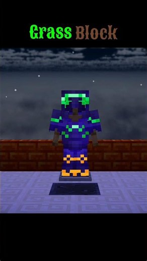 Grass Block Armor Trim Combo