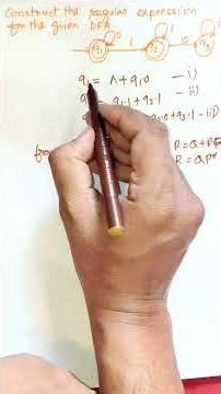 Automata to Regular Expression Using Arden’s Theorem Step-by-Step | Convert FA to RE | Automata