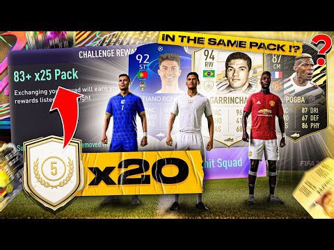 Guaranteed 83+ x 25 icon swaps packs are broken in FIFA 21!